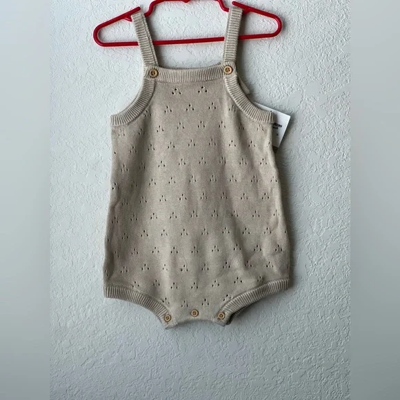 New Little Planet Baby Organic Sweater Knit shortalls - Picture 3 of 10